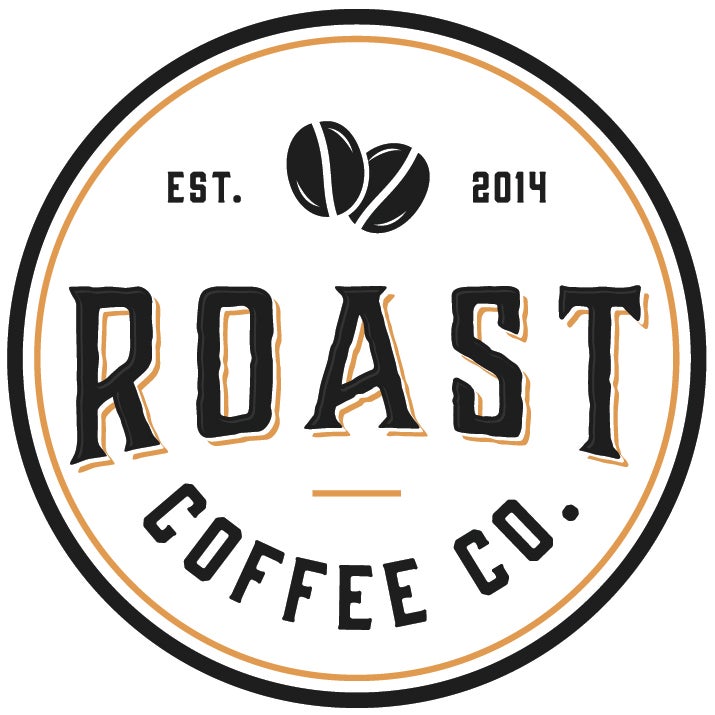 Coffee Logo with Fiery Flame
